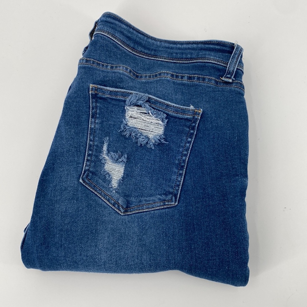 Jelly Jeans High-rise distress size 20